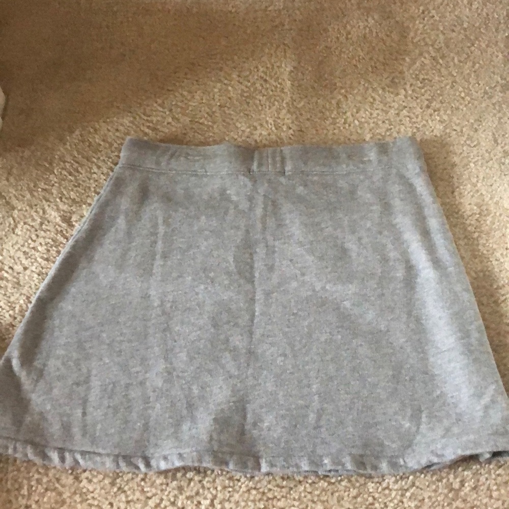 gray sweatpant skirt - Picture 6 of 8